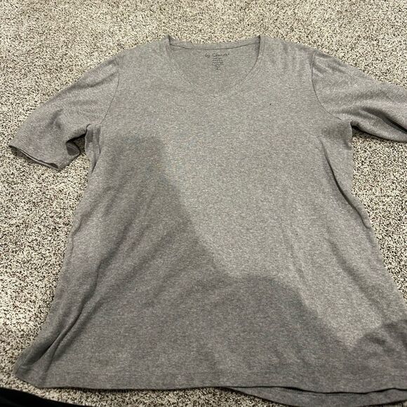 Chicos gray short sleeve shirt - Picture 1 of 2